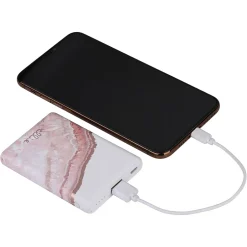 Ellie Los Angeles ELLIE ROSE 5,000 mAh Power Bank, Rose Gold Agate (PB-0034)