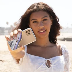 Cell Phone Cases<Ellie Los Angeles ELLIE ROSE Phone Case for iPhone 12/12 Pro, Lavender Agate (12PROU-0004)