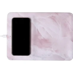 Ellie Los Angeles ELLIE ROSE 10-Watt Qi Wireless Charging Tray, Cracked Marble (WCT-0002)