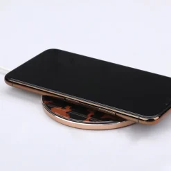 Lightning Cables<Ellie Los Angeles ELLIE ROSE Wireless Charging Pad, Tortoiseshell (WC-0038)