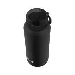 Water Bottles<ello Cooper Stainless Steel Vacuum Insulated Water Bottle, 32 oz., Black (489-0999-400-6)