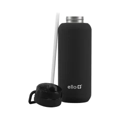 Water Bottles<ello Cooper Stainless Steel Vacuum Insulated Water Bottle, 32 oz., Black (489-0999-400-6)