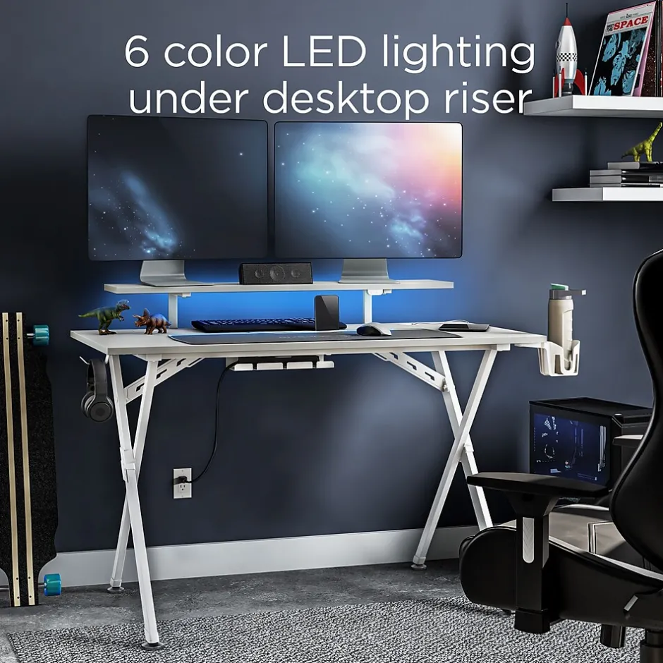 Best Vizon 47"W Gaming Desk, (60986) Office Desks