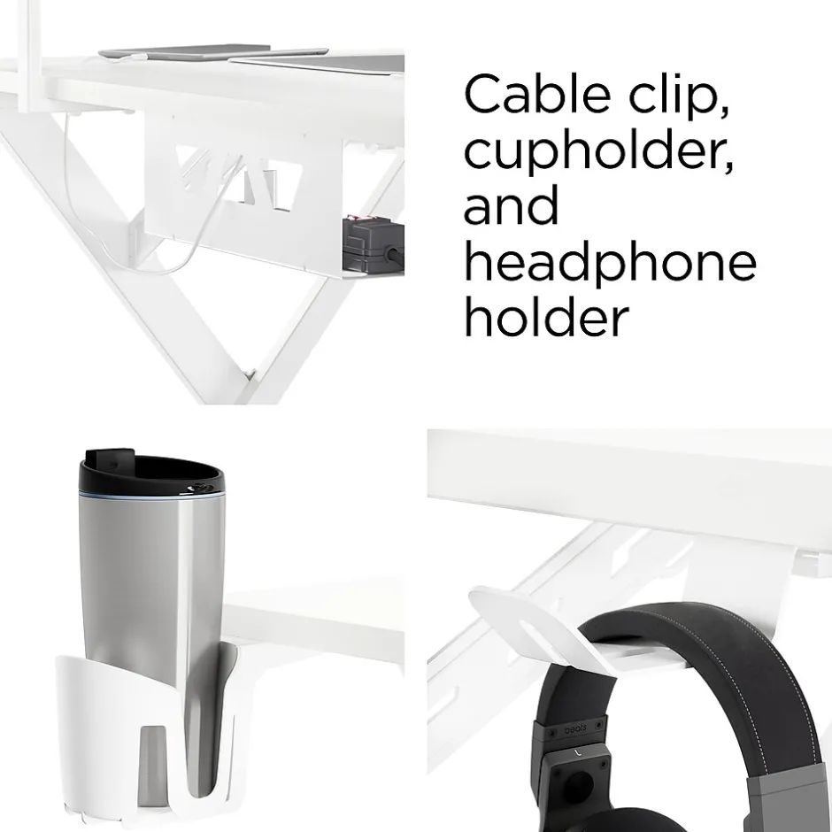 Best Vizon 47"W Gaming Desk, (60986) Office Desks