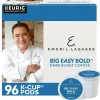 Keurig K-Cups<Emeril's Big Easy Bold Coffee, Keurig K-Cup Pod, Dark Roast, 96/Carton (PB4137CT)