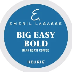 Keurig K-Cups<Emeril's Big Easy Bold Coffee, Keurig K-Cup Pod, Dark Roast, 96/Carton (PB4137CT)