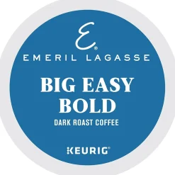 Keurig K-Cups<Emeril's Big Easy Bold Coffee Keurig® K-Cup® Pods, Dark Roast, 24/Box (PB4137)