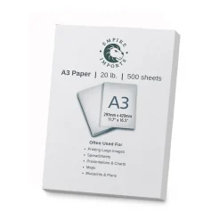 New 11.69" x 16.54" Multipurpose Paper, 20 lb., 92 Brightness, 500 Sheets/Ream (A320R) Multipurpose Paper