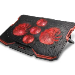 Enhance Cryogen ENGXC20100RDWS Laptop Cooling Stand, USB Connectivity, Red* Gaming Accessories