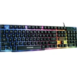 Enhance Voltaic 2 Wired Gaming Keyboard, Clear with Multicolor LEDs (ENVOKN2100CLWS)* Keyboards