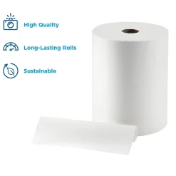 Paper Towels<enmotion Hardwound Paper Towels, 1-ply, 800 ft./Roll, 6 Rolls/Carton (89460)