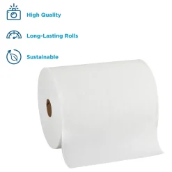 Paper Towels<enmotion Recycled Hardwound Paper Towels, 1-ply, 800 ft./Roll, 6 Rolls/Carton (89490)