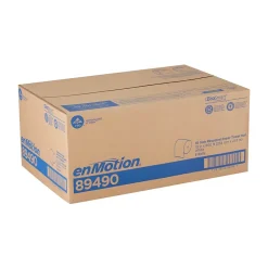 Paper Towels<enmotion Recycled Hardwound Paper Towels, 1-ply, 800 ft./Roll, 6 Rolls/Carton (89490)