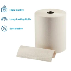 Paper Towels<enmotion Recycled Hardwound Paper Towels, 1-ply, 700 ft./Roll, 6 Rolls/Carton (89440)