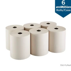 Paper Towels<enmotion Recycled Hardwound Paper Towels, 1-ply, 700 ft./Roll, 6 Rolls/Carton (89440)