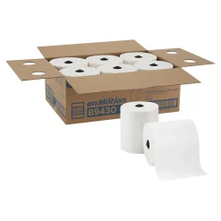 Paper Towels<enmotion Recycled Recycled Hardwound Paper Towels, 1-ply, 700 ft./Roll, 6 Rolls/Carton (89430)