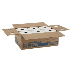 Paper Towels<enmotion Recycled Recycled Hardwound Paper Towels, 1-ply, 700 ft./Roll, 6 Rolls/Carton (89430)