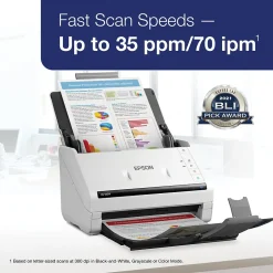 Desktop Scanners<Epson DS-530 II Duplex Document Scanner, White/Black (B11B261202)