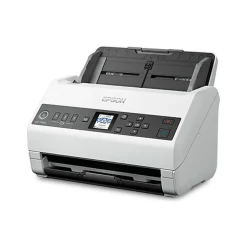 Desktop Scanners<Epson DS-730N Duplex Document Scanner, White/Black (B11B259201)