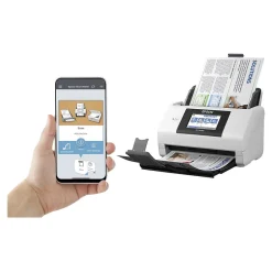 Desktop Scanners<Epson DS-790WN B11B265201 Duplex Desktop Document Scanner, White/Black