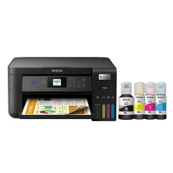 Color Printers<Epson EcoTank ET-2850 ET-2850-B Wireless Color Inkjet Printer, All-In-One Supertank, Print, Scan, Copy (9472540) Black
