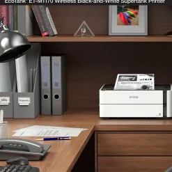 Black & White Printers<Epson EcoTank ET-M1170 Wireless Monochrome Inkjet Printer
