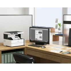 Black & White Printers<Epson EcoTank ET-M2170 Wireless Monochrome All-in-One SuperTank Printer