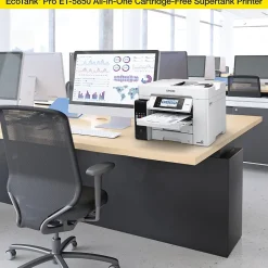 Color Printers<Epson EcoTank Pro 5850 Wireless Color Inkjet Printer, All-In-One Supertank, Print, Scan, Copy, Fax (9472509)
