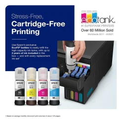 Color Printers<Epson EcoTank Pro ET-16650 Wireless Color Inkjet Printer, All-In-One Supertank, Print, Scan, Copy, Fax (9472516)