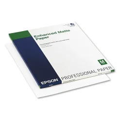Sale Enhanced Matte Presentation Paper, 17" x 22", 50 Sheets/Pack (S041908) Photo Paper
