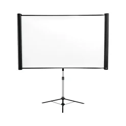 Projector Screens<Epson ES3000 Ultra Portable 80" Portable Manual Tripod Projector Screen, Black (V12H002S3Y)
