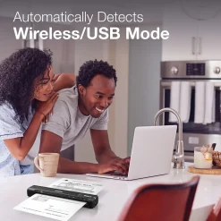 Portable Scanners<Epson ES-60W Wireless Compact Lightweight Sheetfed Mobile Color Document Scanner