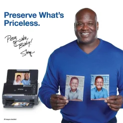 Portable Scanners<Epson FastFoto FF-680W High-Speed Wireless Desktop Photo Scanner (B11B237201)