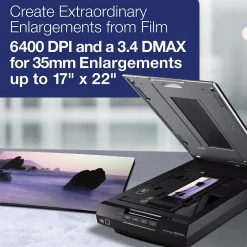 Portable Scanners<Epson Perfection V600 Flatbed Color Photo, Film and Slides Scanner