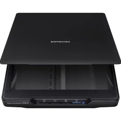 Portable Scanners<Epson Perfection V19 II Flatbed Portable Photo Scanner, Black (B11B267201)