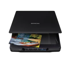 Portable Scanners<Epson Perfection V19 II Flatbed Portable Photo Scanner, Black (B11B267201)