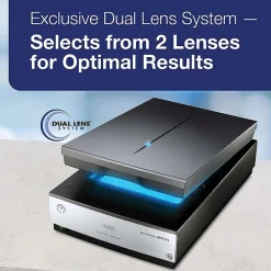 Desktop Scanners<Epson Perfection V850 Pro B11B224201 Flatbed Scanner, Gray/Silver