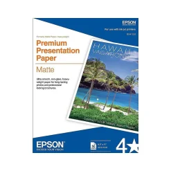 Premium Matte Presentation Paper, 8.5" x 11", 50 Sheets/Pack (S041257) Photo Paper