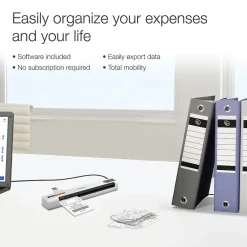 Portable Scanners<Epson RapidReceipt RR-60 Portable Document Scanner, Black/White (B11B252204)