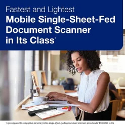 Portable Scanners<Epson WorkForce ES-50 Portable Document Scanner, Black (B11B252201)