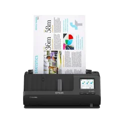Desktop Scanners<Epson WorkForce ES-C380W Wireless Duplex Sheetfed Scanner, Black (B11B269201)