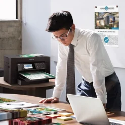 Color Printers<Epson WorkForce Pro 7820 Wireless Color Inkjet Printer, All-In-One, Print, Scan, Copy, Fax (9472530)