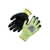 Work Gloves<Ergodyne ProFlex 7041 Hi-Vis Nitrile-Coated Cut-Resistant Gloves, ANSI A4, Wet Grip, Lime, Large, 12 Pairs (17814)