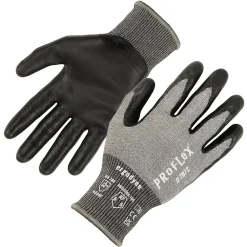 Work Gloves<Ergodyne ProFlex 7072 Nitrile Coated Cut-Resistant Gloves, ANSI A7, Gray, Small, 1 Pair (10312)