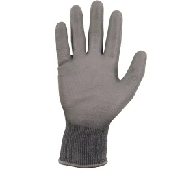 Work Gloves<Ergodyne ProFlex 7044 PU Coated Cut-Resistant Gloves, ANSI A4, Gray, Large, 1 Pair (10494)