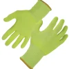 Work Gloves<Ergodyne ProFlex 7040 Seamless Knit Cut Resistant Gloves, Food Safe, ANSI A4, Lime, Large, 1 Pair (18014)