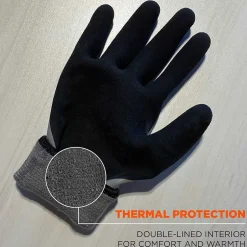 Work Gloves<Ergodyne ProFlex 7501 Waterproof Winter Work Gloves, Gray, XXL, 144 Pairs (17936)