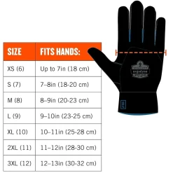Work Gloves<Ergodyne ProFlex 7501 Waterproof Winter Work Gloves, Gray, XXL, 144 Pairs (17936)