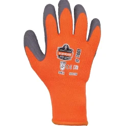 Work Gloves<Ergodyne ProFlex 7401 Winter Work Gloves, Fleece Lined, Latex Coated Palm, Orange, Large, 144 Pairs (17894)