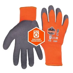 Work Gloves<Ergodyne ProFlex 7401 Winter Work Gloves, Fleece Lined, Latex Coated Palm, Orange, Large, 144 Pairs (17894)